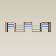 Load image into Gallery viewer, Triple ShortThrone with 20 shelves