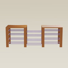 Load image into Gallery viewer, Double ShortThrone with 12 shelves